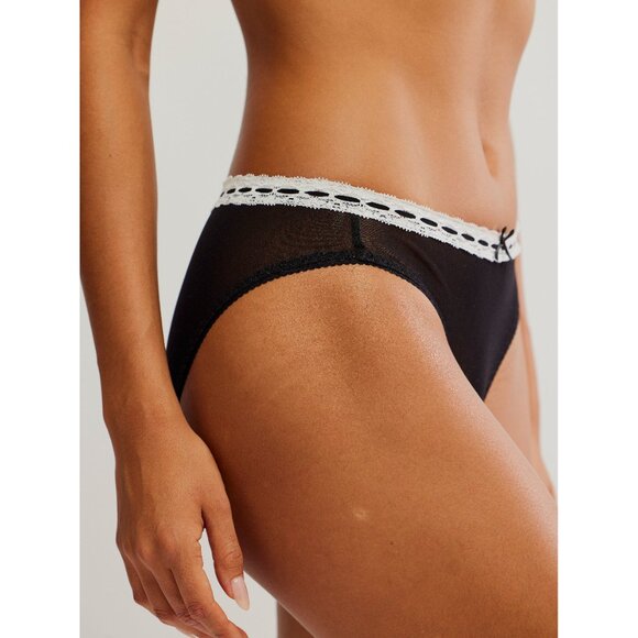 FREE PEOPLE So Sweet Bikini Undies / Black Combo - Picture 3 of 6